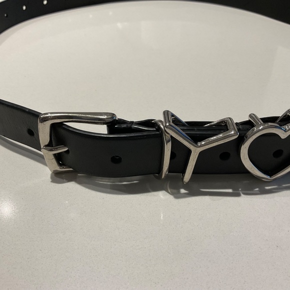 Y/Project Heart slim leather belt - Picture 3 of 4